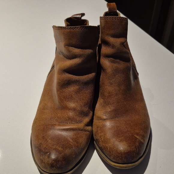 Lucky Brand Shoes - Lucky Brand Women's Brown Leather Ankle Boots Size 8